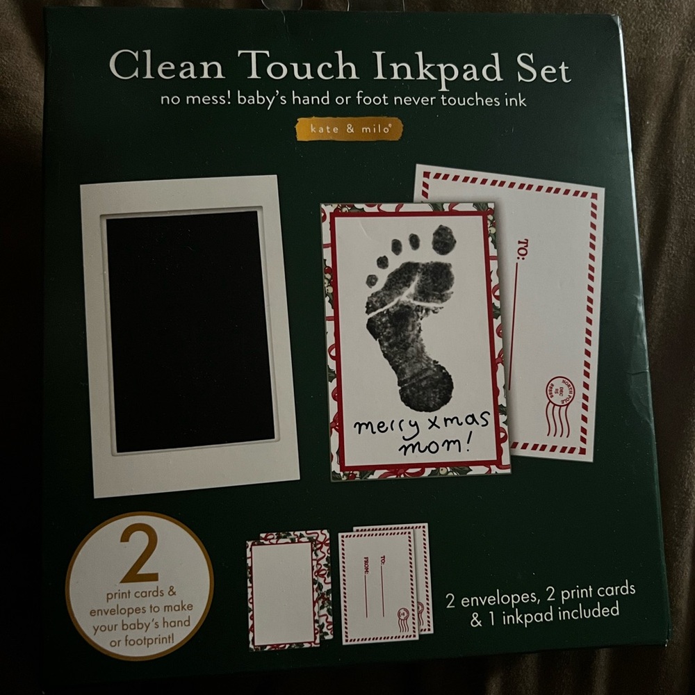Kate & Milo Baby Inkpad Set